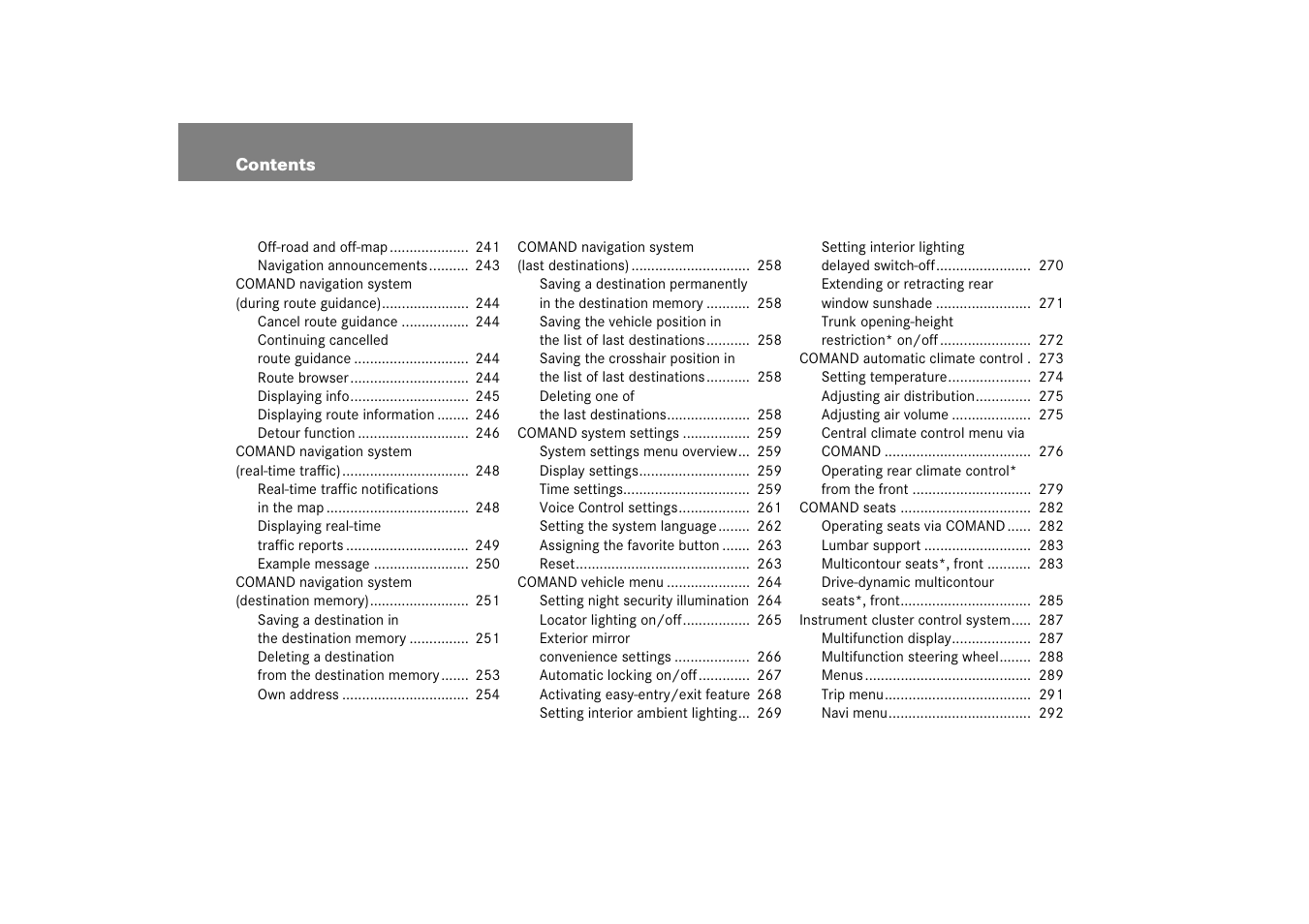 Mercedes-Benz S-Class 2008 COMAND Manual User Manual | Page 7 / 801