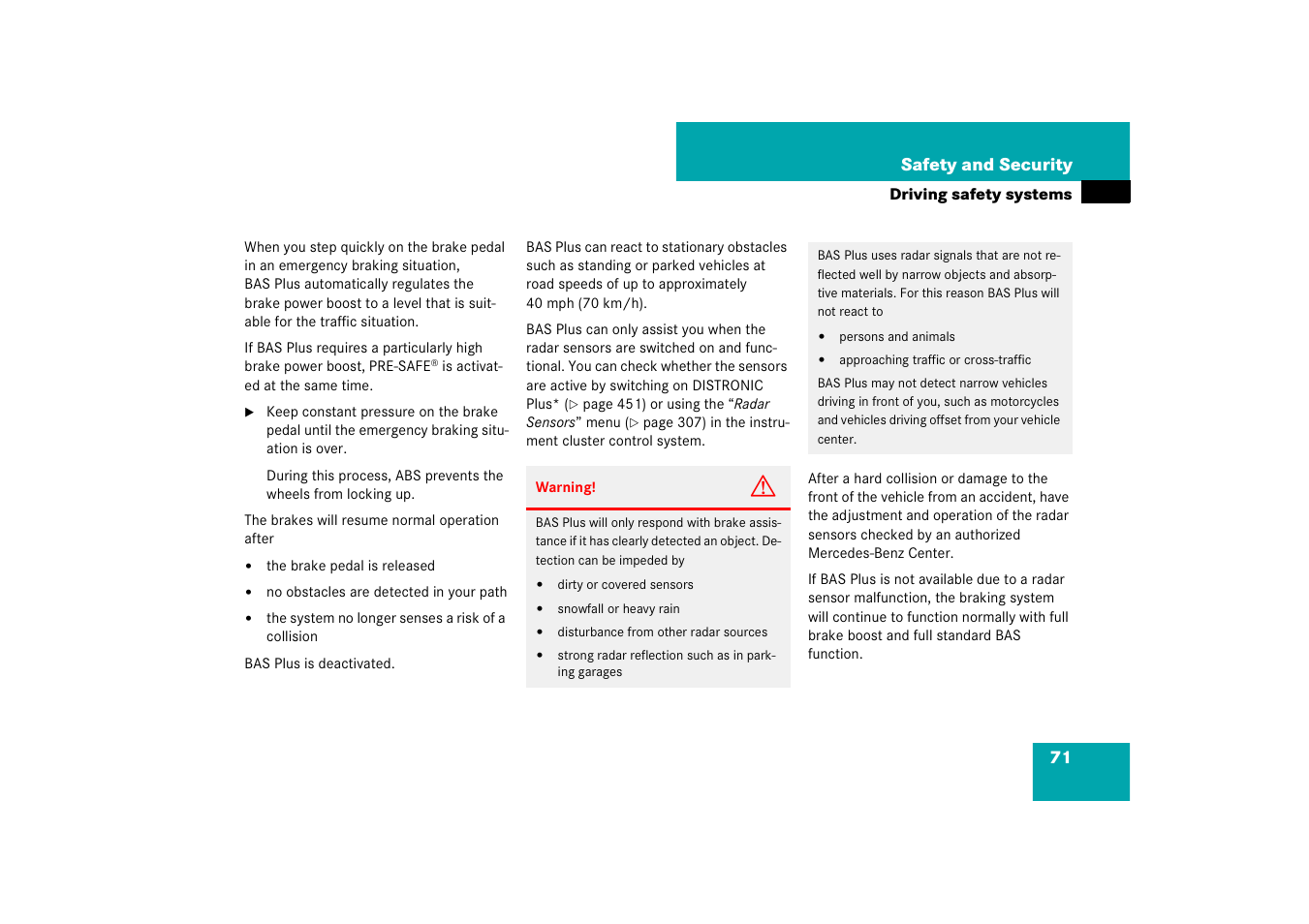 Mercedes-Benz S-Class 2008 COMAND Manual User Manual | Page 72 / 801
