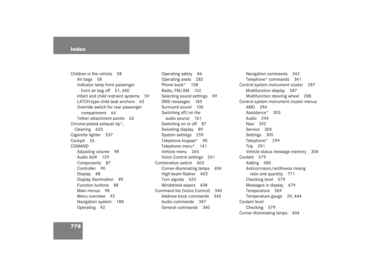 Mercedes-Benz S-Class 2008 COMAND Manual User Manual | Page 779 / 801