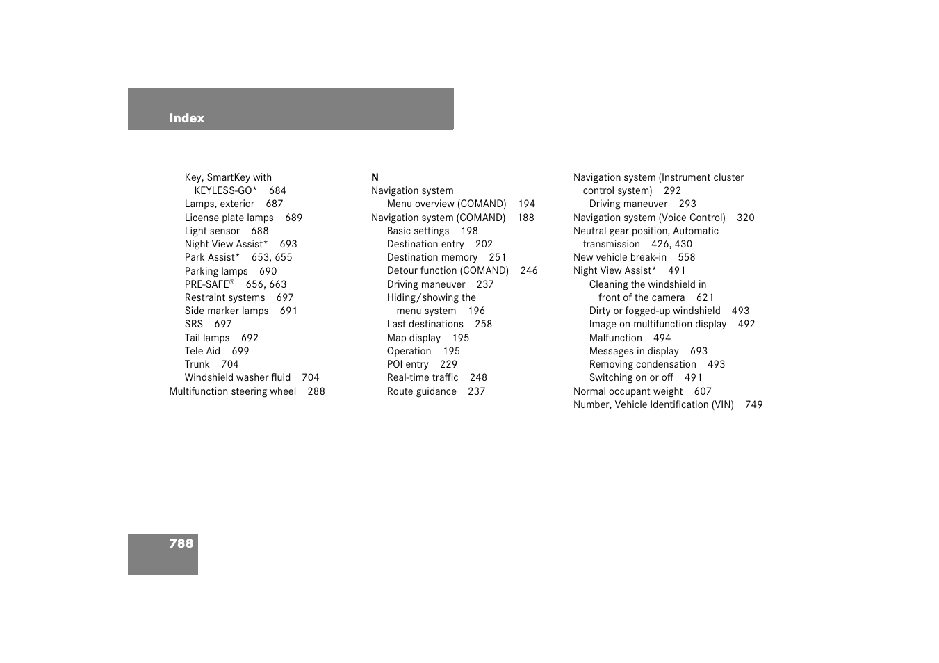 Mercedes-Benz S-Class 2008 COMAND Manual User Manual | Page 789 / 801