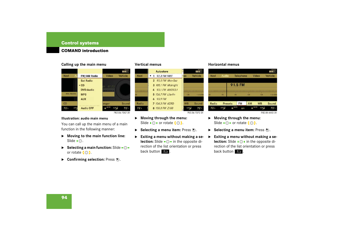 Mercedes-Benz S-Class 2008 COMAND Manual User Manual | Page 95 / 801
