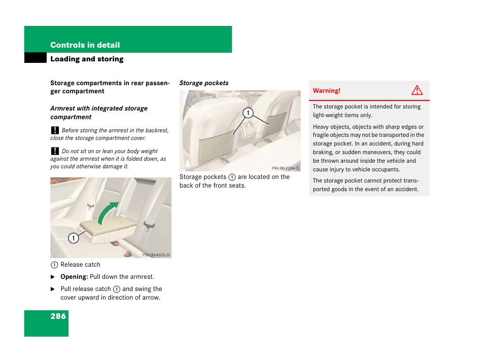 Mercedes-Benz C-Class 2008 Owners Manual User Manual | Page 287 / 509
