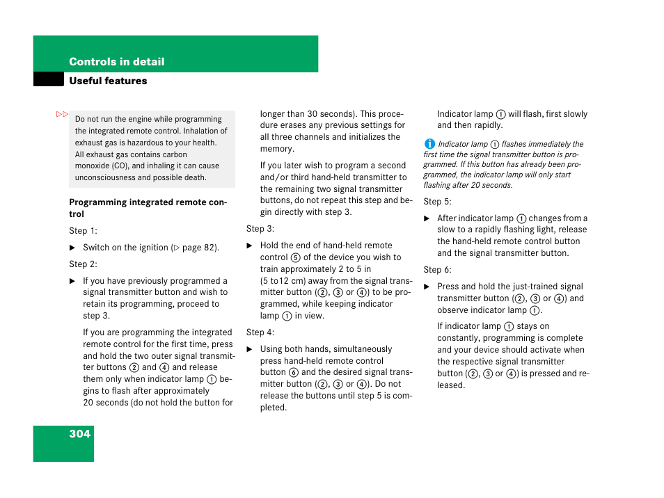 Mercedes-Benz C-Class 2008 Owners Manual User Manual | Page 305 / 509
