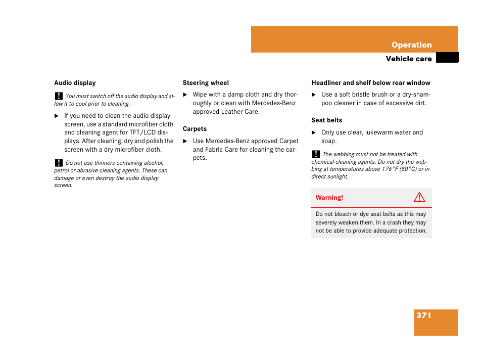Mercedes-Benz C-Class 2008 Owners Manual User Manual | Page 372 / 509