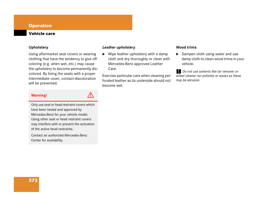 Mercedes-Benz C-Class 2008 Owners Manual User Manual | Page 373 / 509