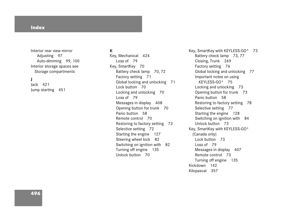 Mercedes-Benz C-Class 2008 Owners Manual User Manual | Page 497 / 509