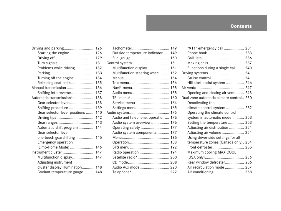 Mercedes-Benz C-Class 2008 Owners Manual User Manual | Page 6 / 509