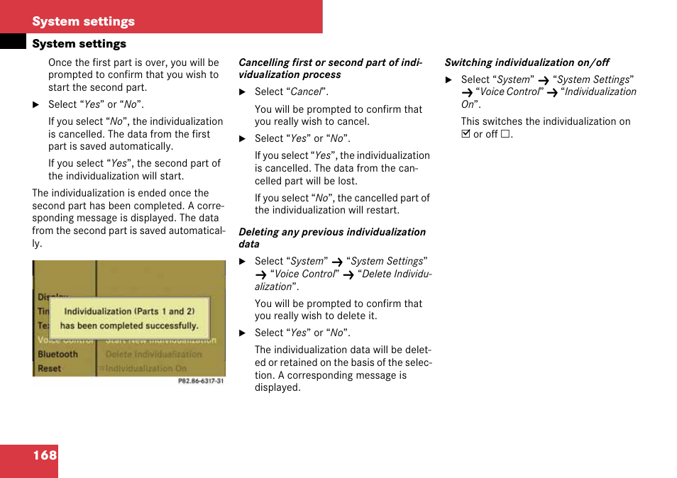 168 system settings | Mercedes-Benz C-Class 2008 COMAND Manual User Manual | Page 169 / 225