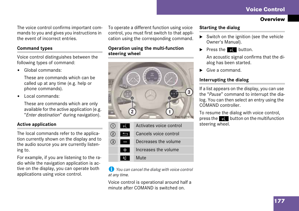 177 voice control | Mercedes-Benz C-Class 2008 COMAND Manual User Manual | Page 178 / 225