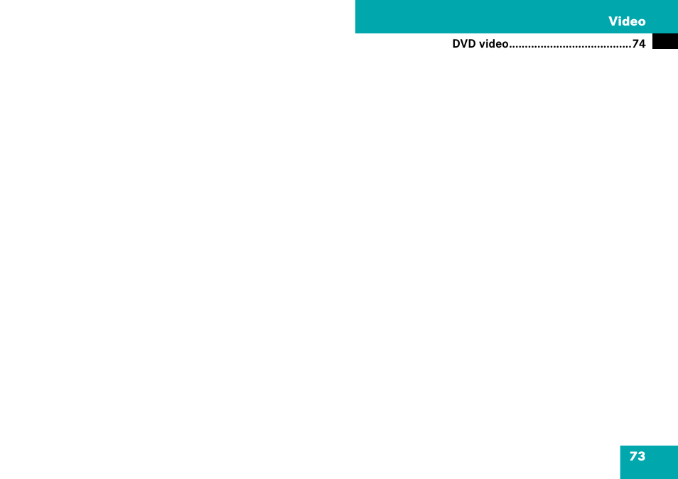 Video | Mercedes-Benz C-Class 2008 COMAND Manual User Manual | Page 74 / 225