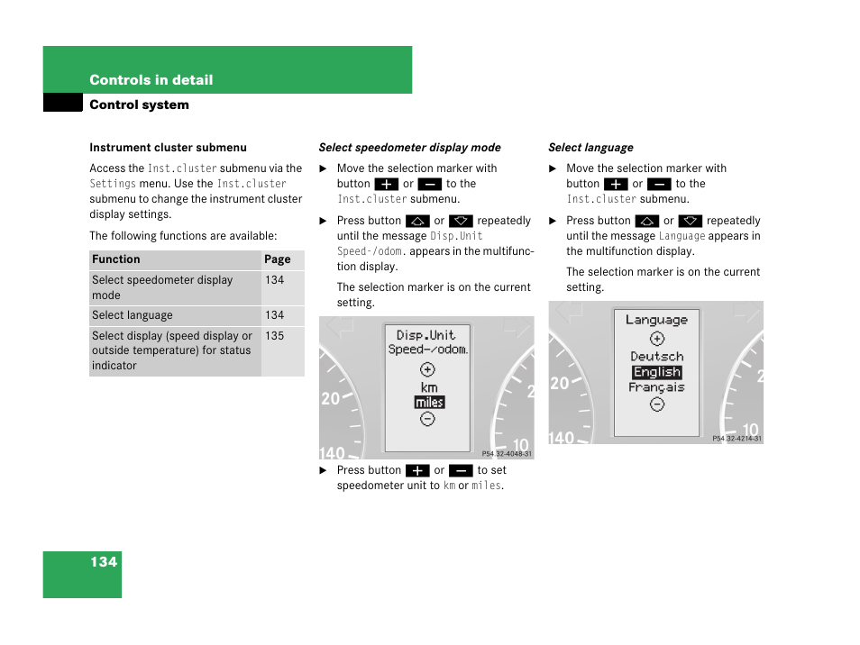 Mercedes-Benz C-Class 2007 Owners Manual User Manual | Page 135 / 441