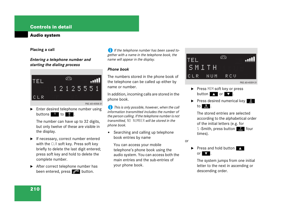 Mercedes-Benz C-Class 2007 Owners Manual User Manual | Page 211 / 441