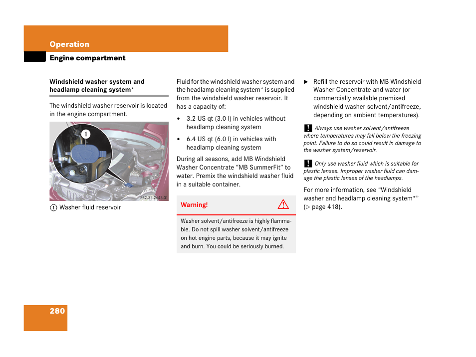 Mercedes-Benz C-Class 2007 Owners Manual User Manual | Page 281 / 441