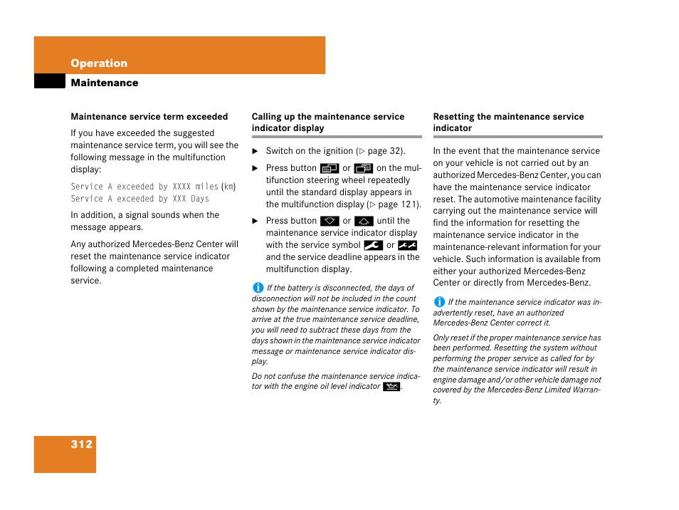 Mercedes-Benz C-Class 2007 Owners Manual User Manual | Page 313 / 441