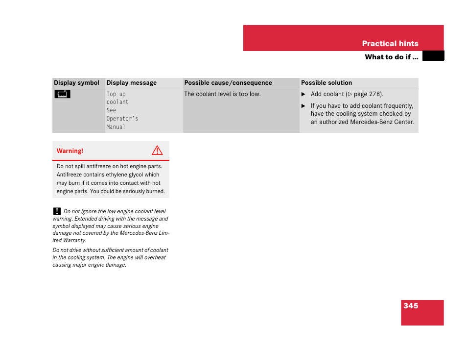 Mercedes-Benz C-Class 2007 Owners Manual User Manual | Page 346 / 441