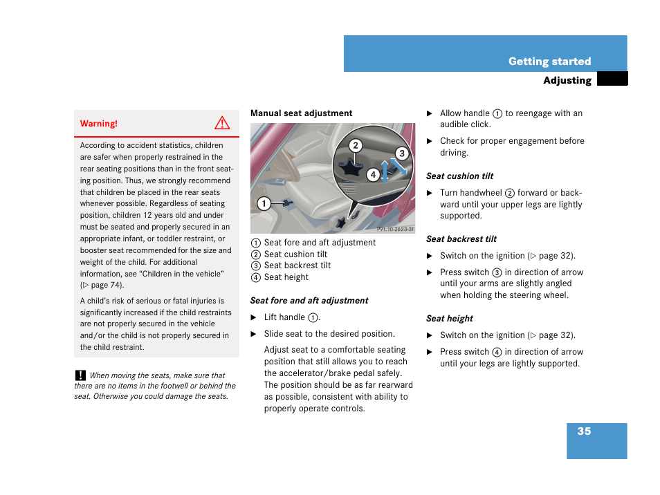 Mercedes-Benz C-Class 2007 Owners Manual User Manual | Page 36 / 441