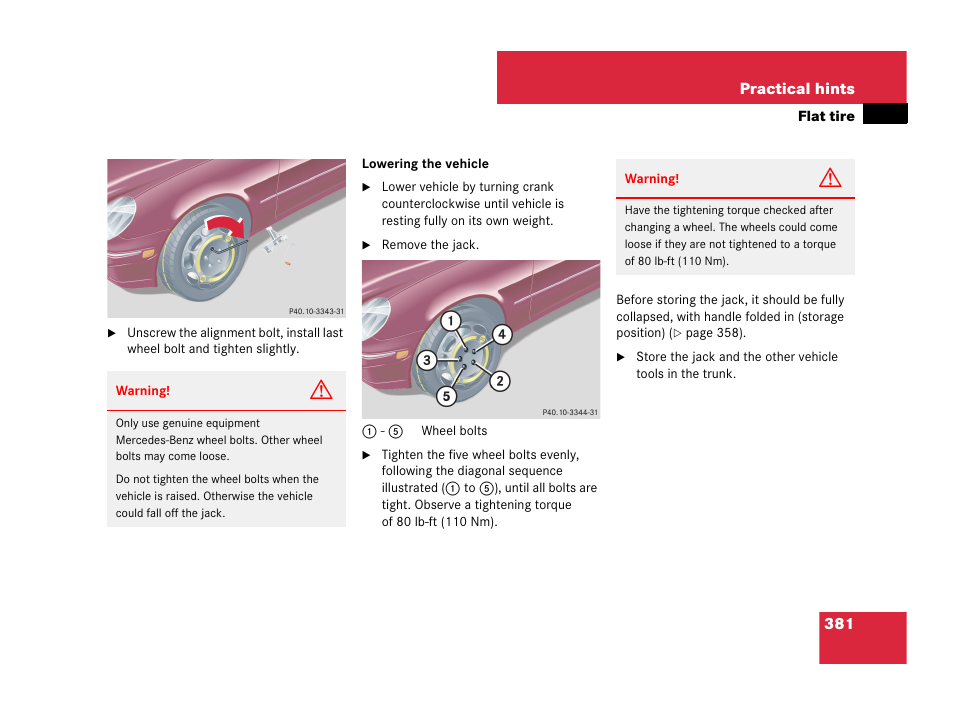 Mercedes-Benz C-Class 2007 Owners Manual User Manual | Page 382 / 441