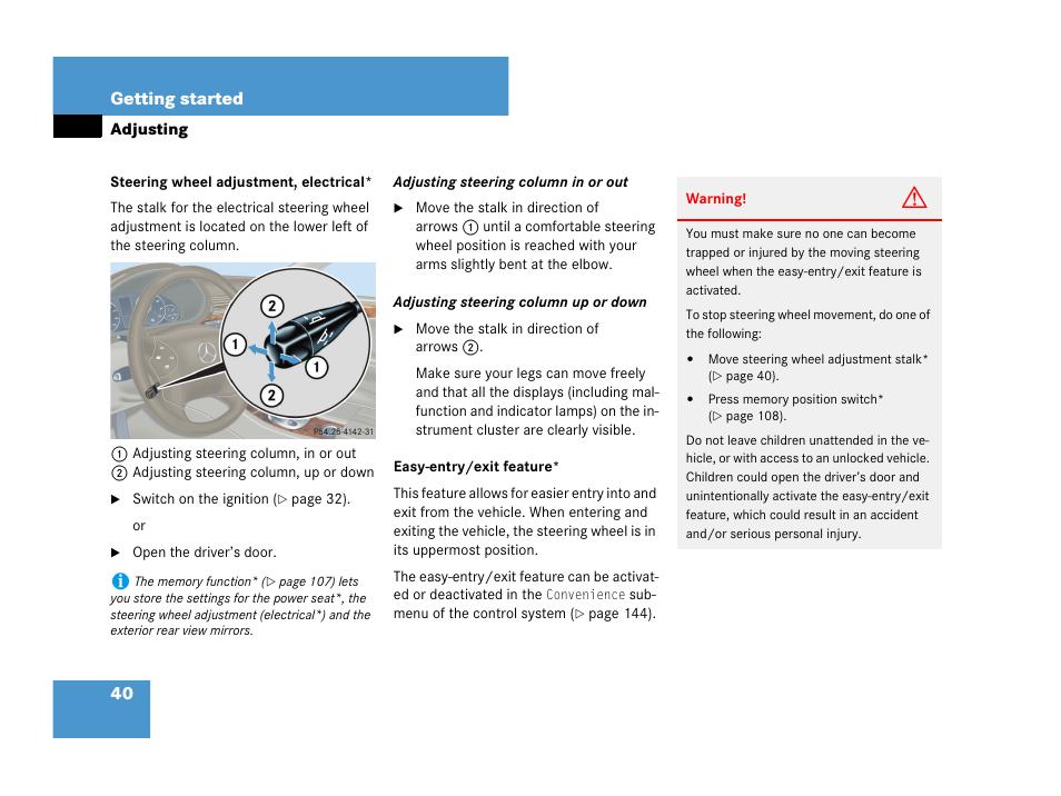 Mercedes-Benz C-Class 2007 Owners Manual User Manual | Page 41 / 441
