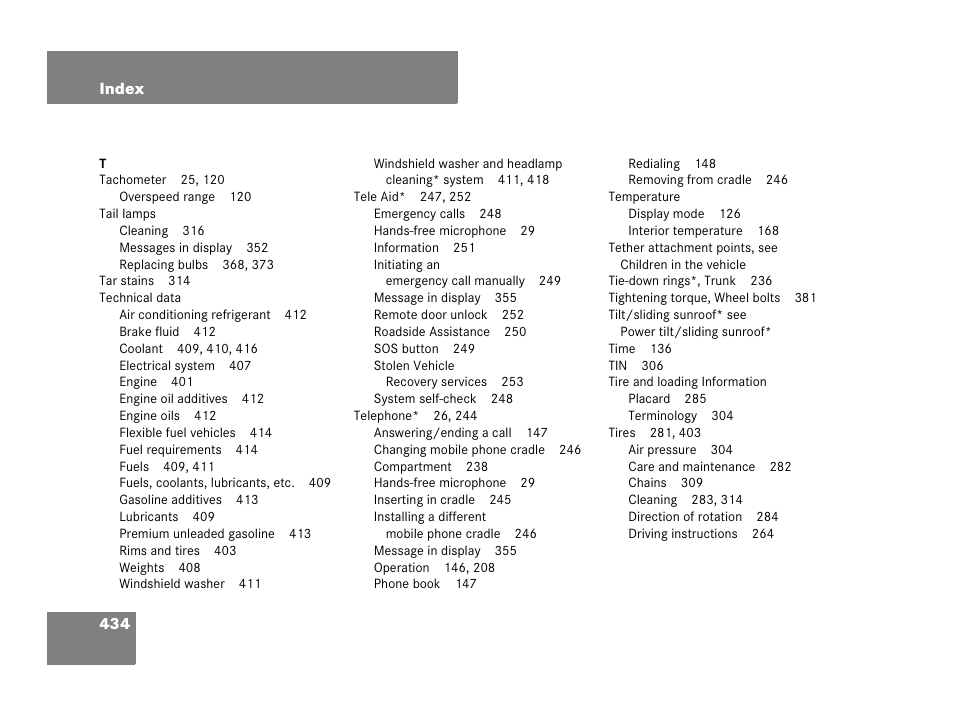 Mercedes-Benz C-Class 2007 Owners Manual User Manual | Page 435 / 441