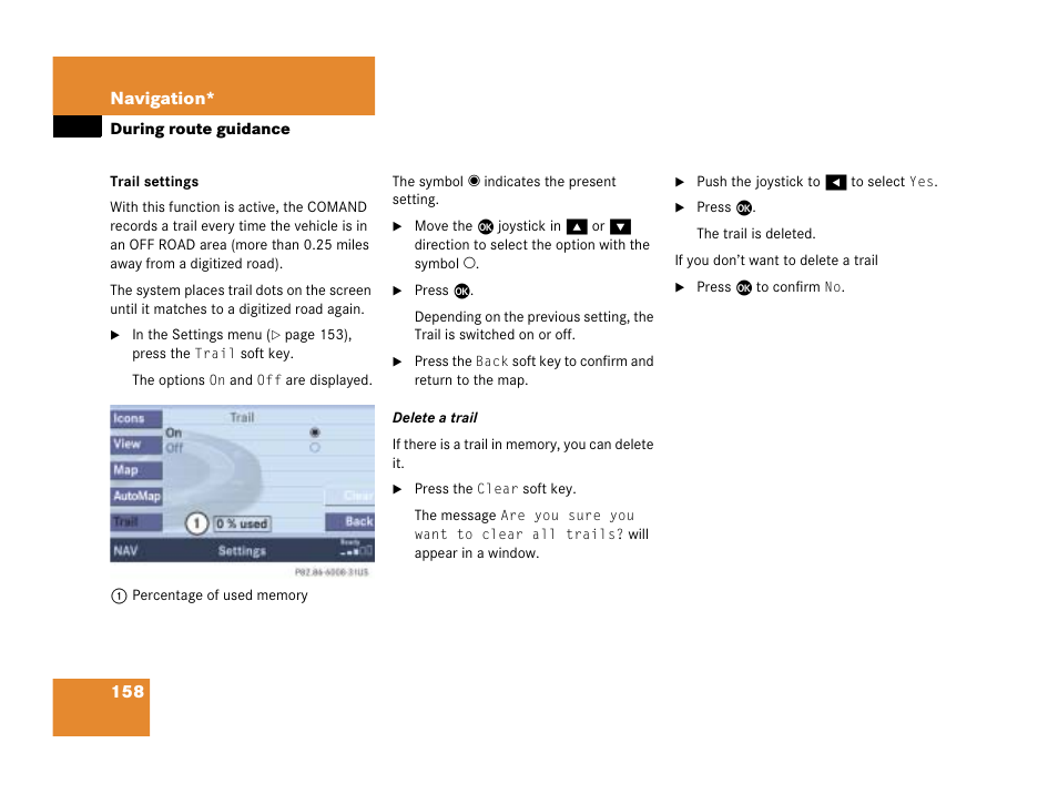 Mercedes-Benz CLK-Coupe 2007 COMAND Manual User Manual | Page 160 / 202