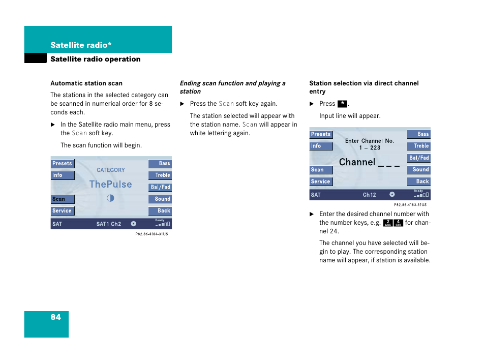 Mercedes-Benz CLK-Coupe 2007 COMAND Manual User Manual | Page 86 / 202