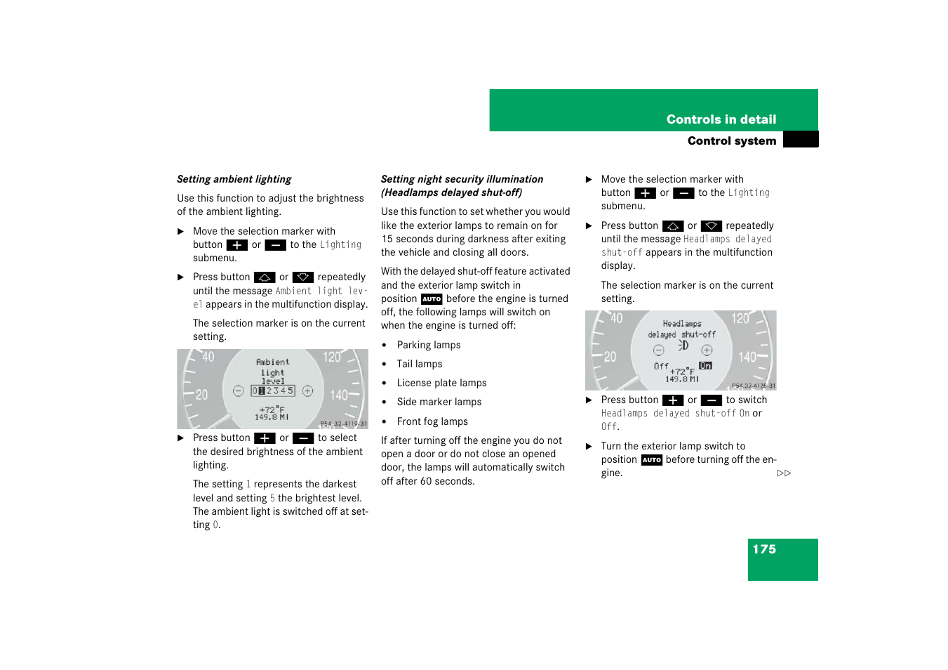 Mercedes-Benz E-Class 2007 Owners Manual User Manual | Page 176 / 522