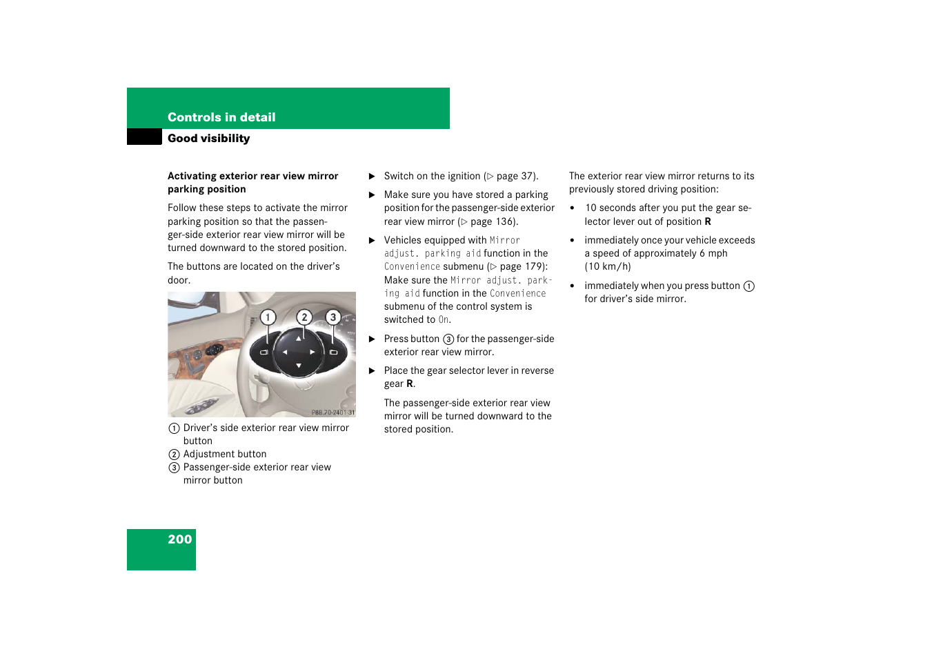 Mercedes-Benz E-Class 2007 Owners Manual User Manual | Page 201 / 522