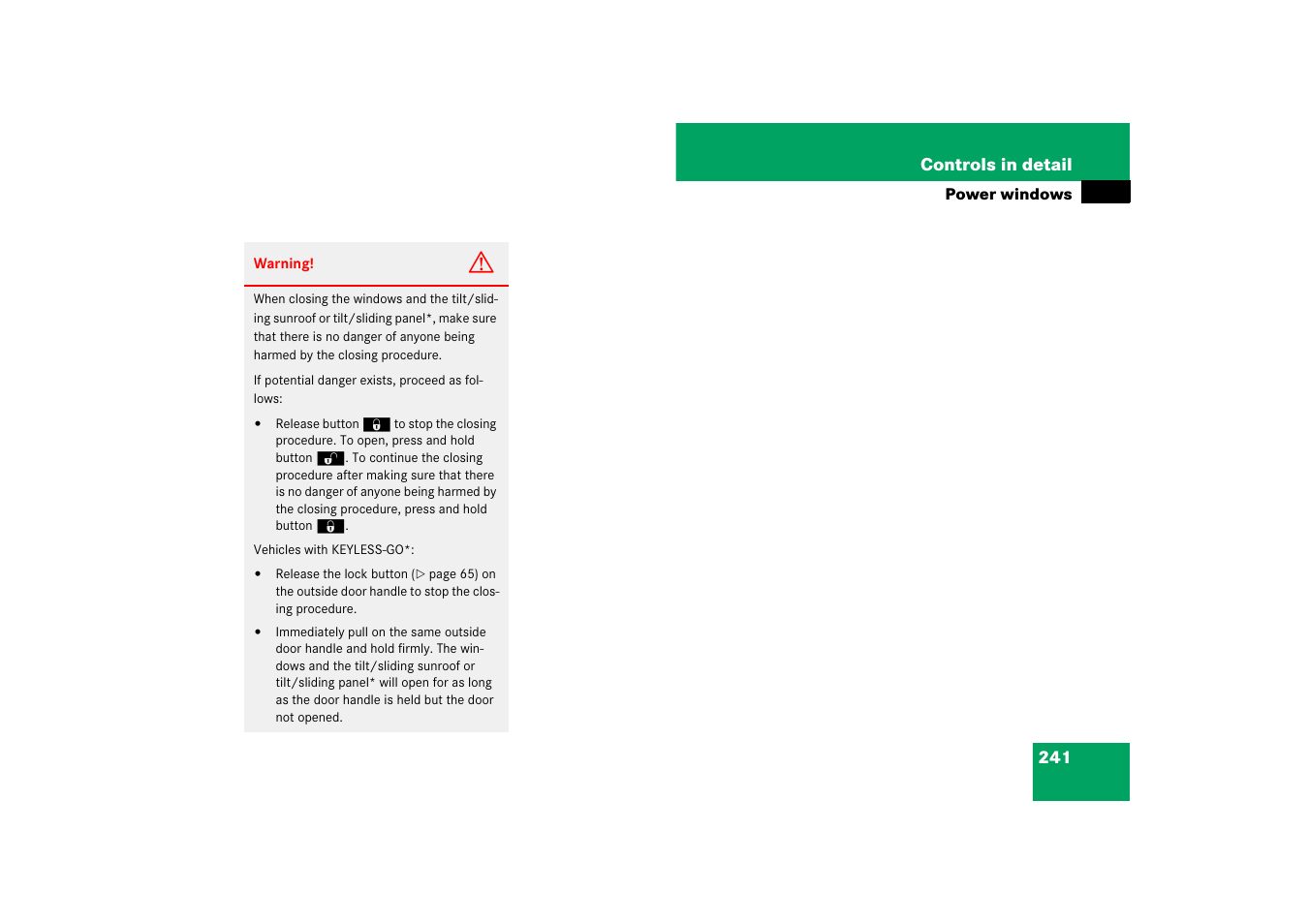 Mercedes-Benz E-Class 2007 Owners Manual User Manual | Page 242 / 522