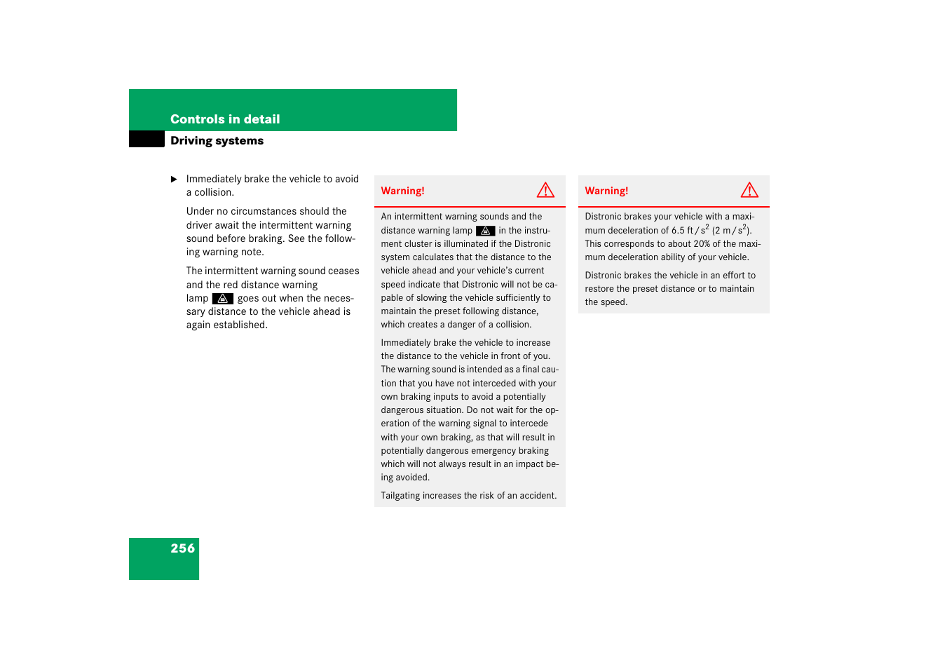 Mercedes-Benz E-Class 2007 Owners Manual User Manual | Page 257 / 522