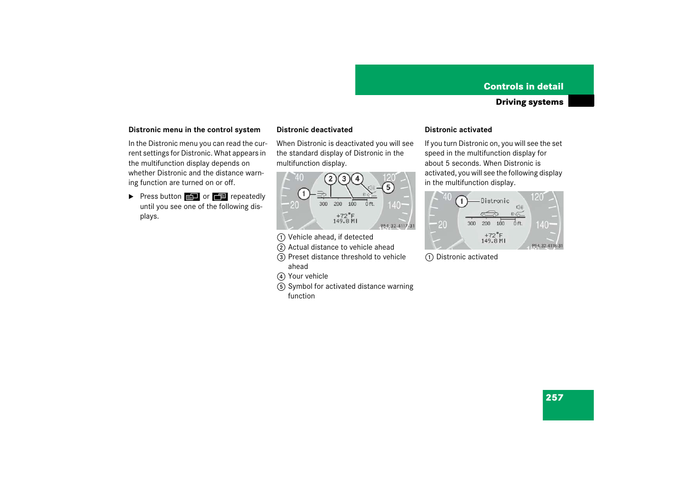 Mercedes-Benz E-Class 2007 Owners Manual User Manual | Page 258 / 522