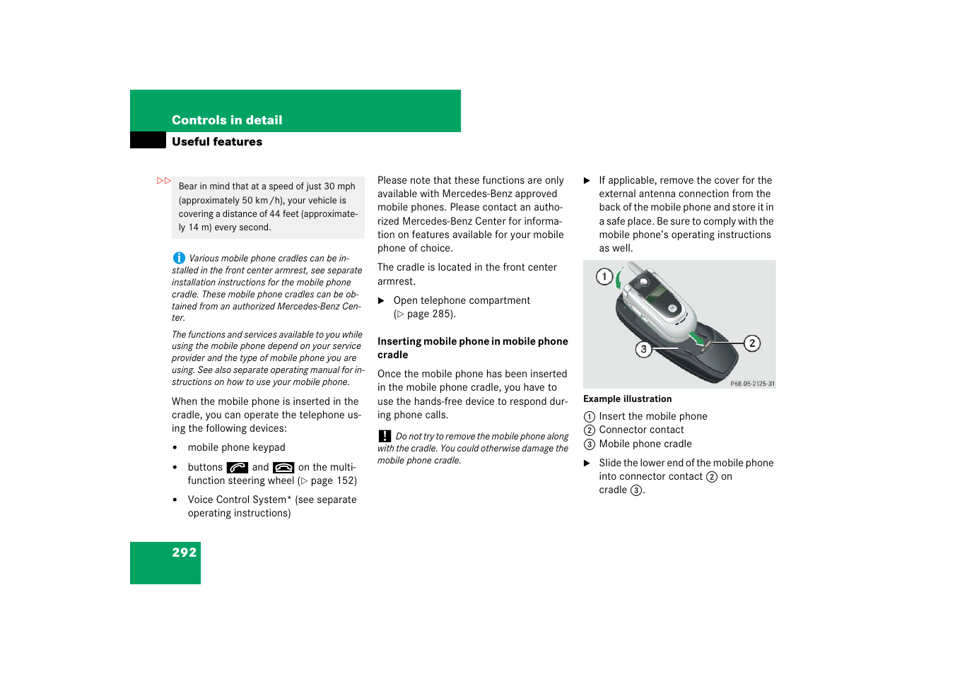 Mercedes-Benz E-Class 2007 Owners Manual User Manual | Page 293 / 522