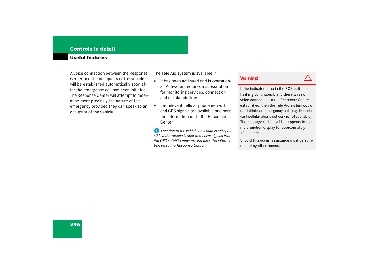 Mercedes-Benz E-Class 2007 Owners Manual User Manual | Page 297 / 522