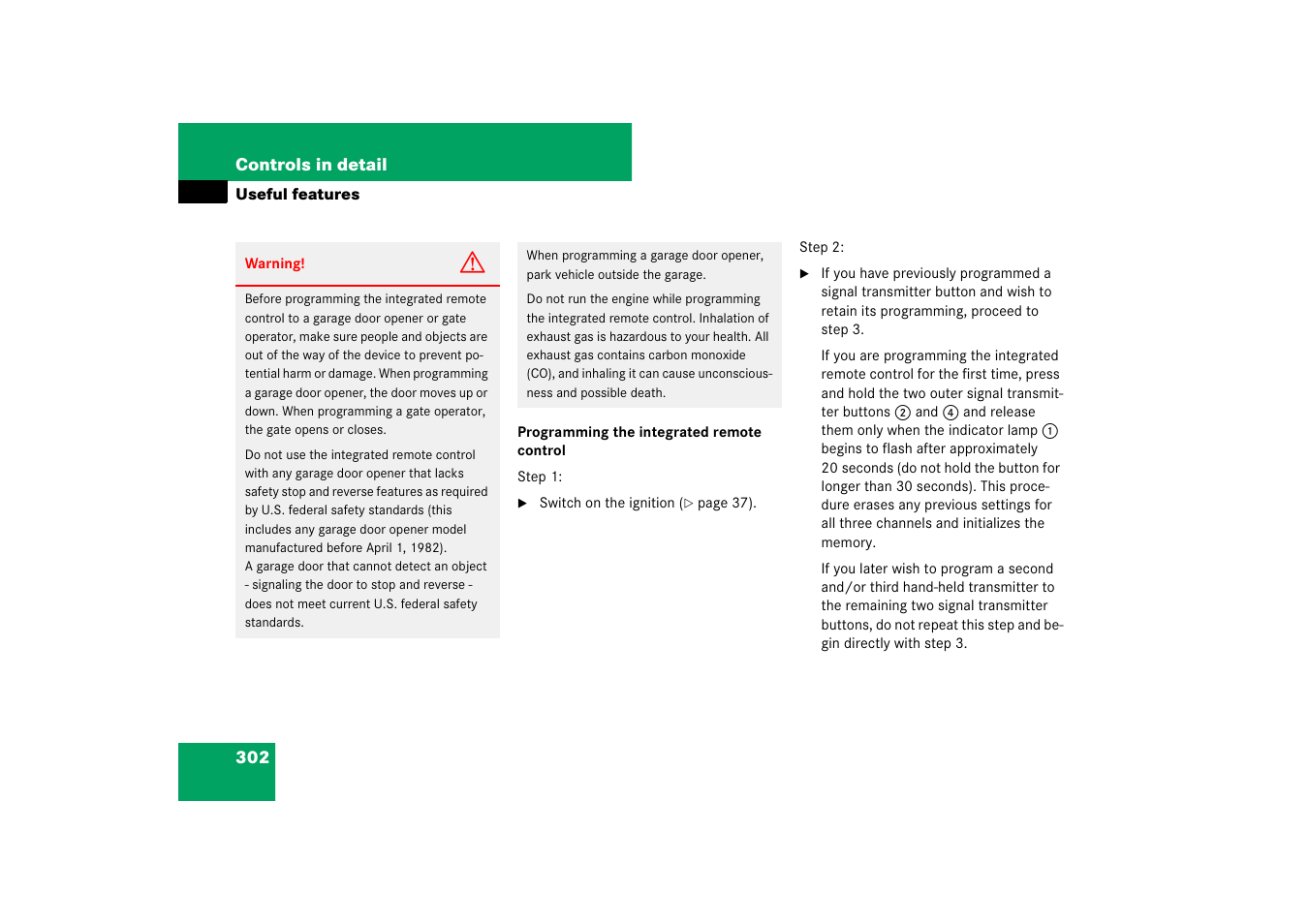 Mercedes-Benz E-Class 2007 Owners Manual User Manual | Page 303 / 522