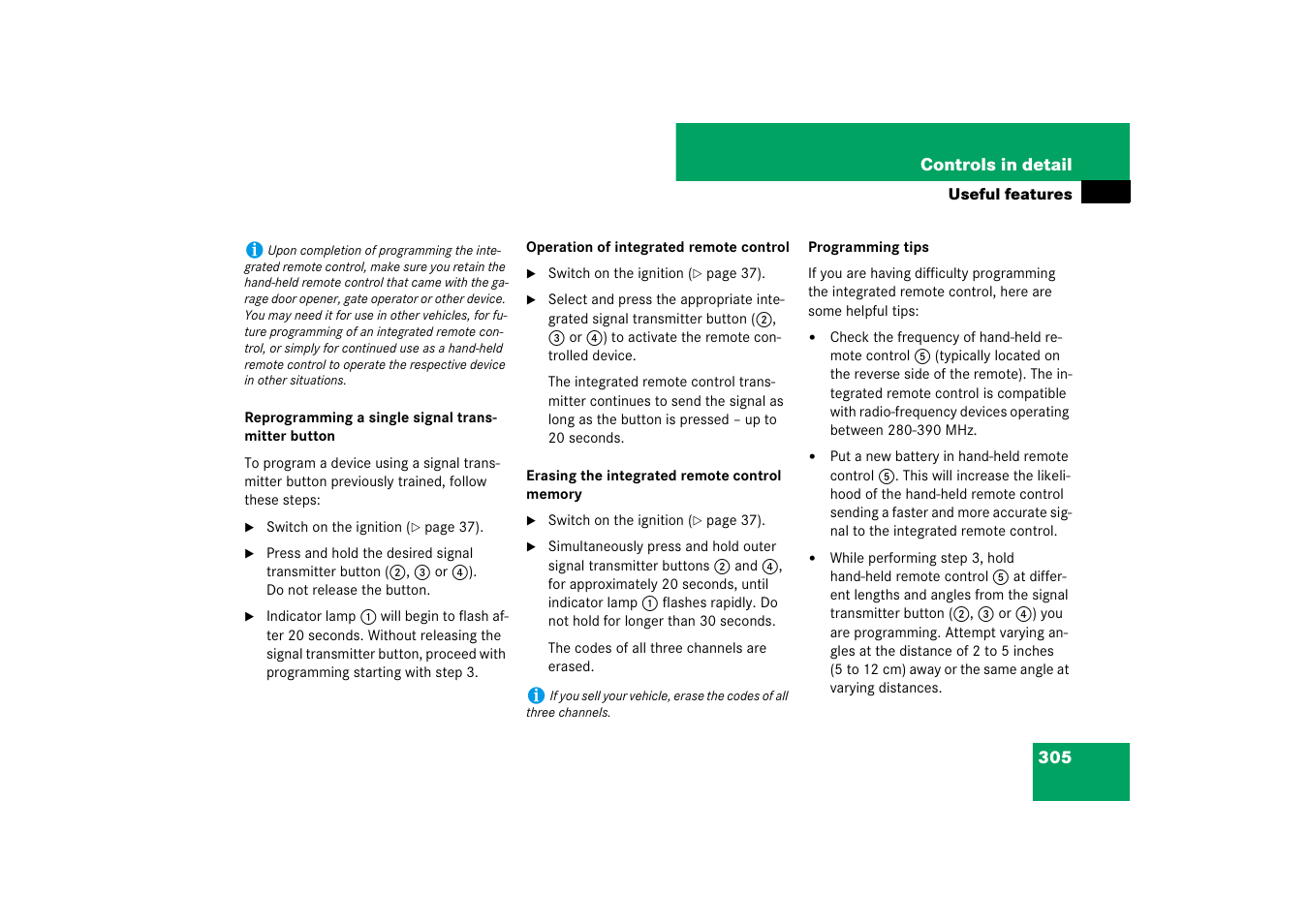 Mercedes-Benz E-Class 2007 Owners Manual User Manual | Page 306 / 522