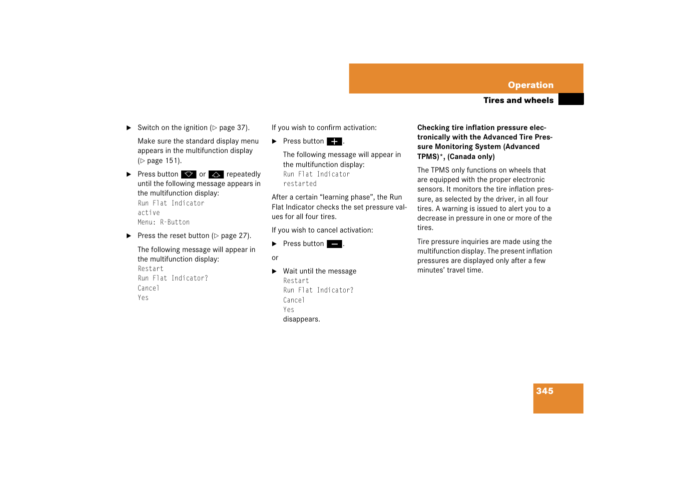 Mercedes-Benz E-Class 2007 Owners Manual User Manual | Page 346 / 522