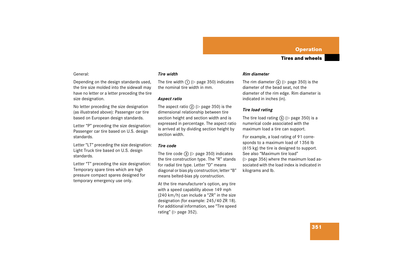 Mercedes-Benz E-Class 2007 Owners Manual User Manual | Page 352 / 522