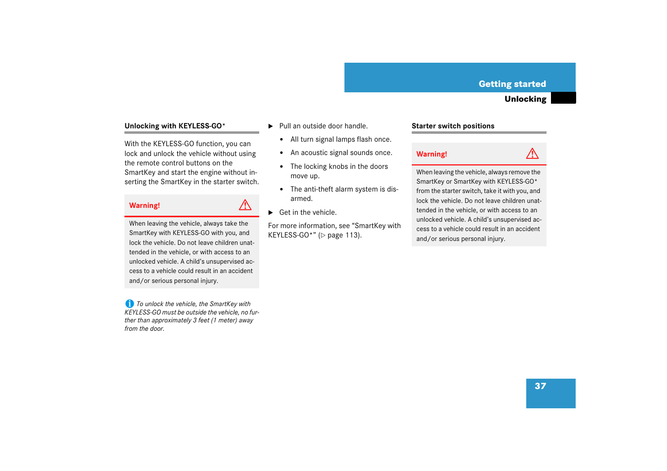 Mercedes-Benz E-Class 2007 Owners Manual User Manual | Page 38 / 522