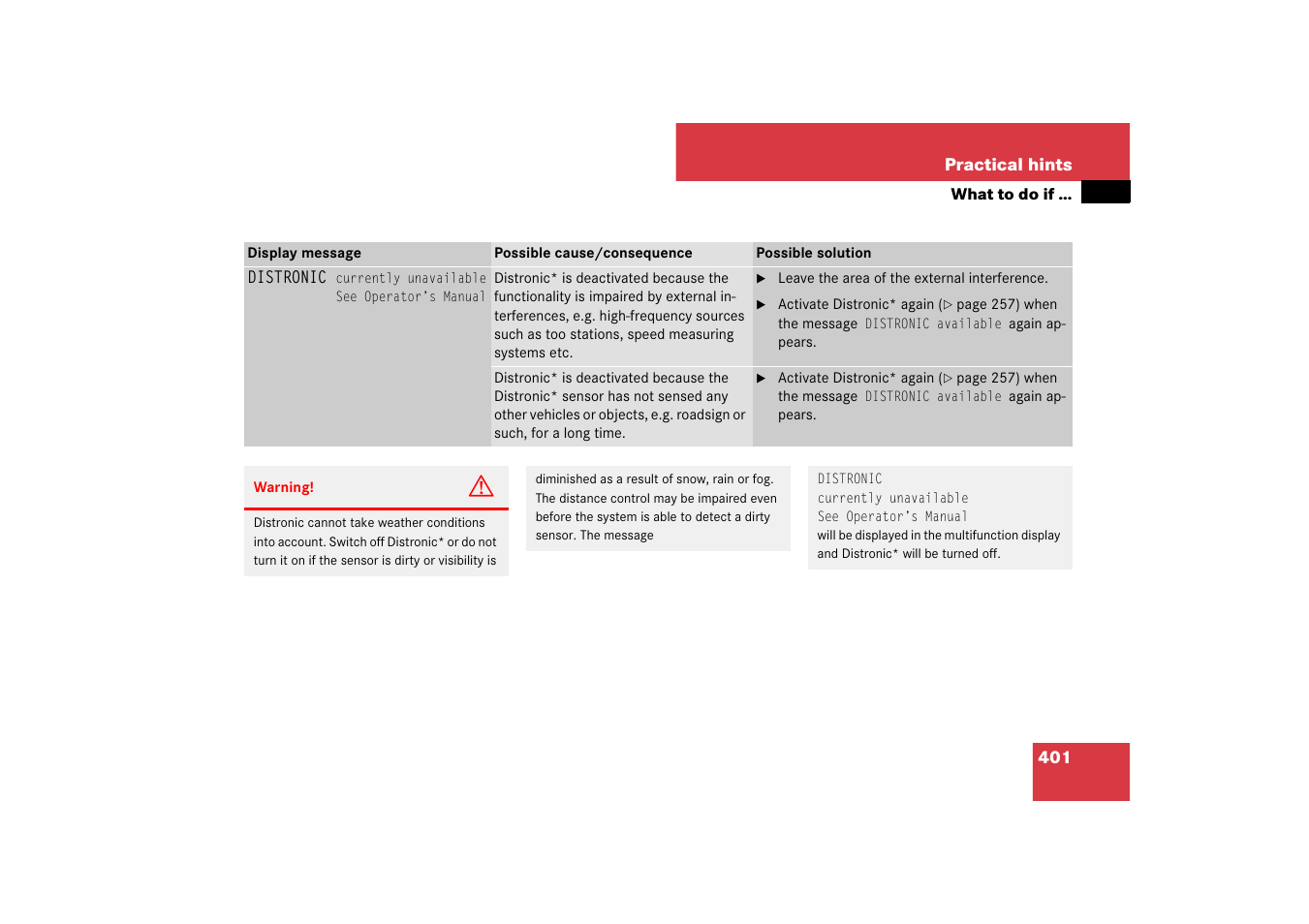 Mercedes-Benz E-Class 2007 Owners Manual User Manual | Page 402 / 522