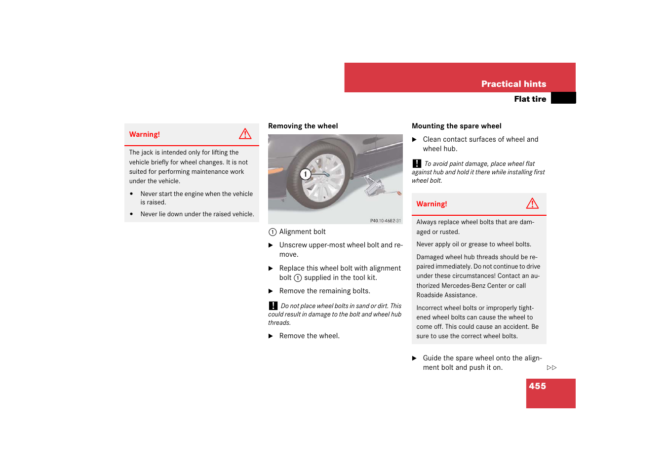 Mercedes-Benz E-Class 2007 Owners Manual User Manual | Page 456 / 522