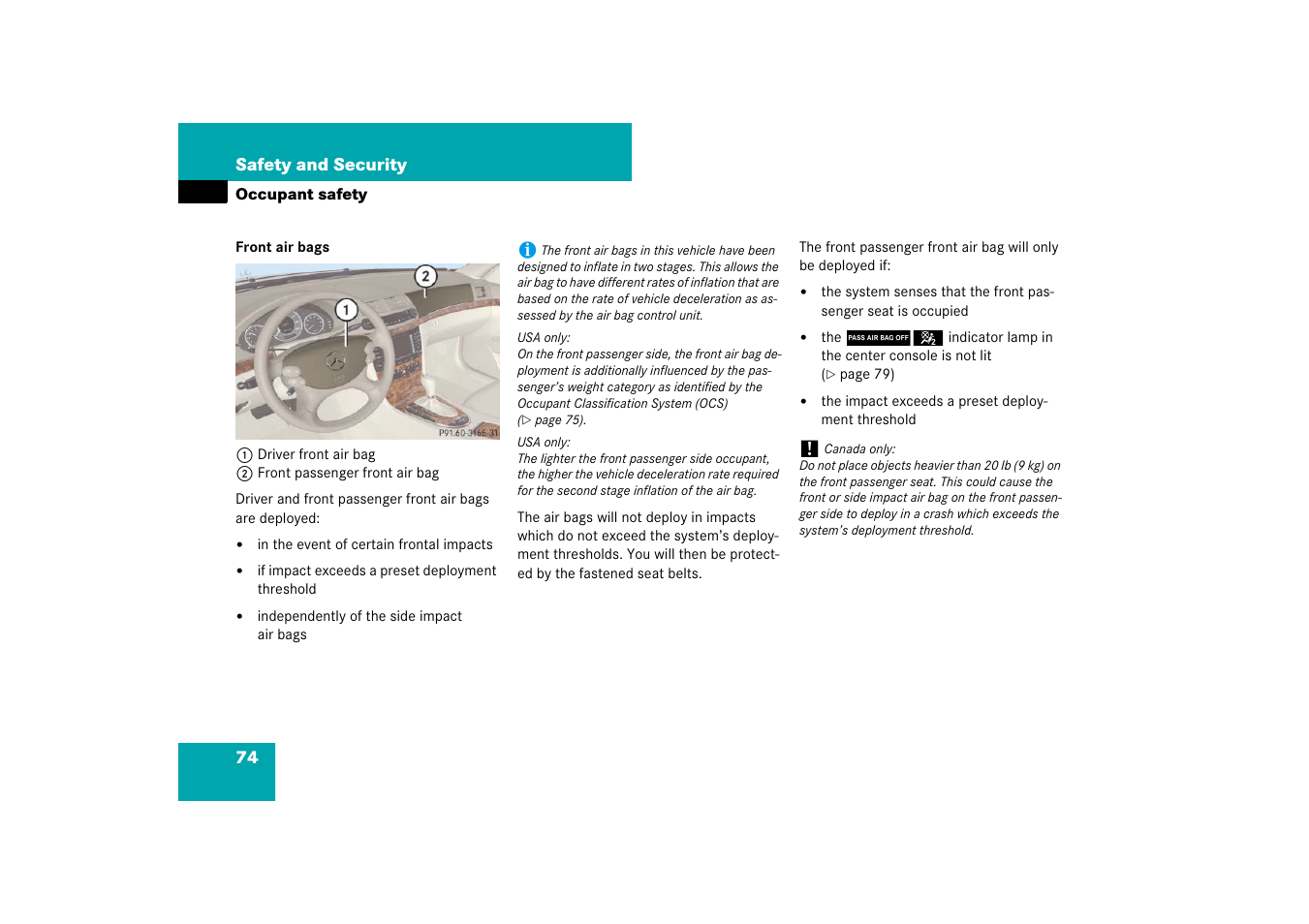 Mercedes-Benz E-Class 2007 Owners Manual User Manual | Page 75 / 522