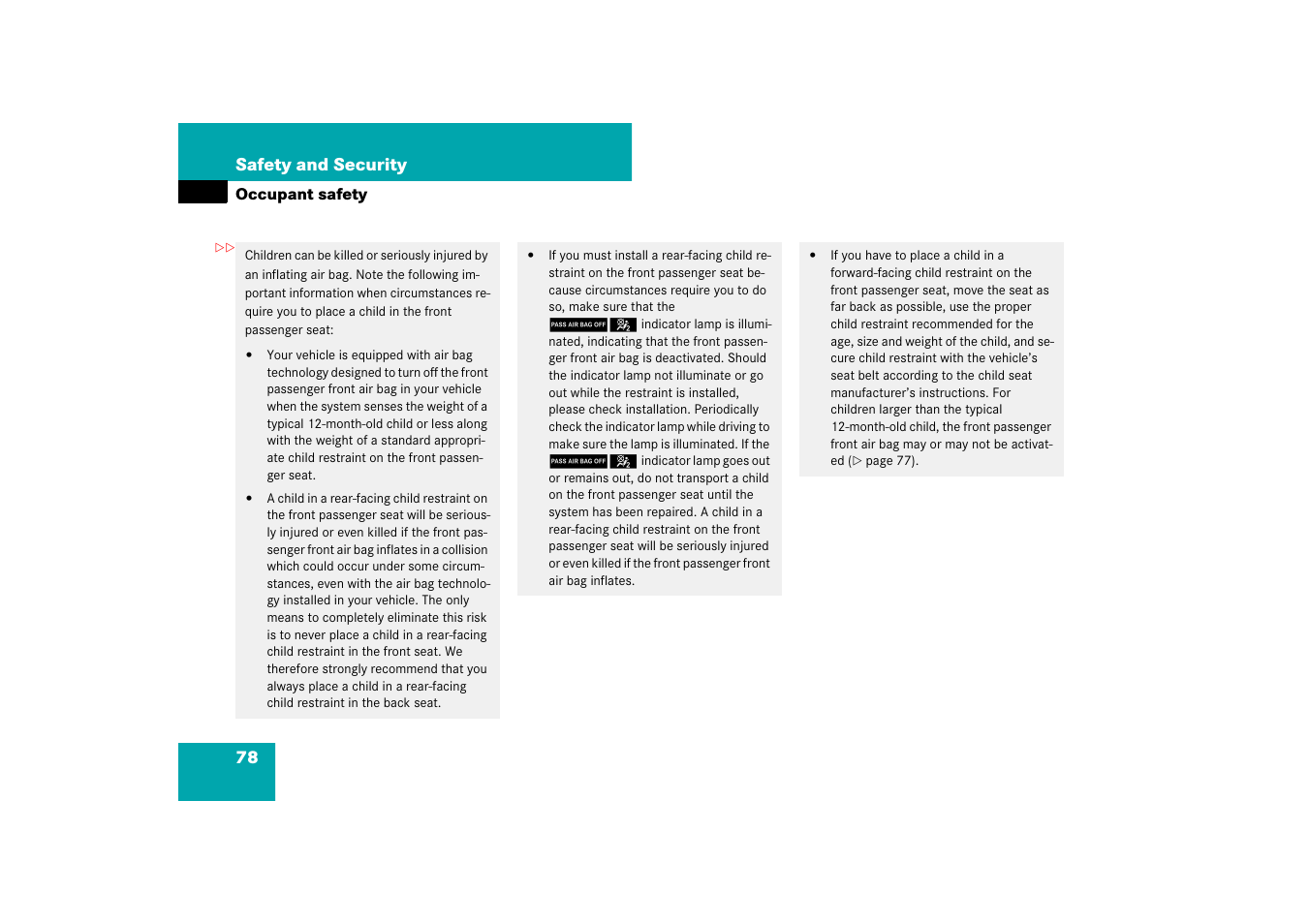 Mercedes-Benz E-Class 2007 Owners Manual User Manual | Page 79 / 522