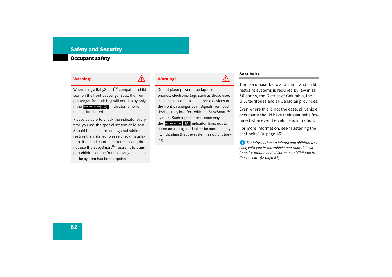 Seat belts | Mercedes-Benz E-Class 2007 Owners Manual User Manual | Page 83 / 522