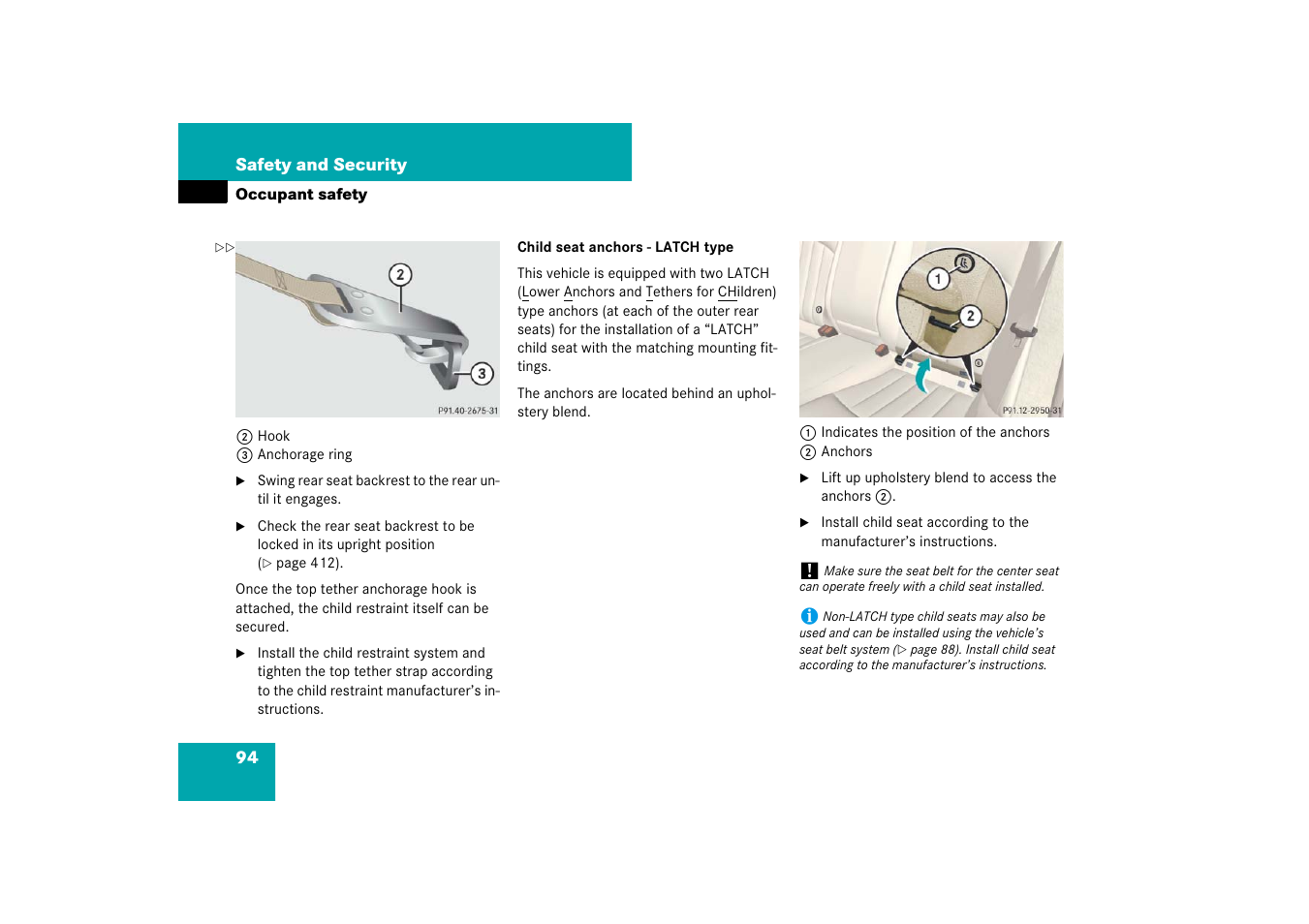 Mercedes-Benz E-Class 2007 Owners Manual User Manual | Page 95 / 522