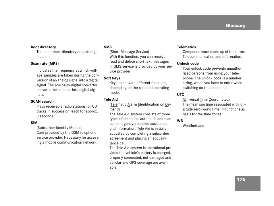 Mercedes-Benz E-Wagon 2007 COMAND Manual User Manual | Page 176 / 187
