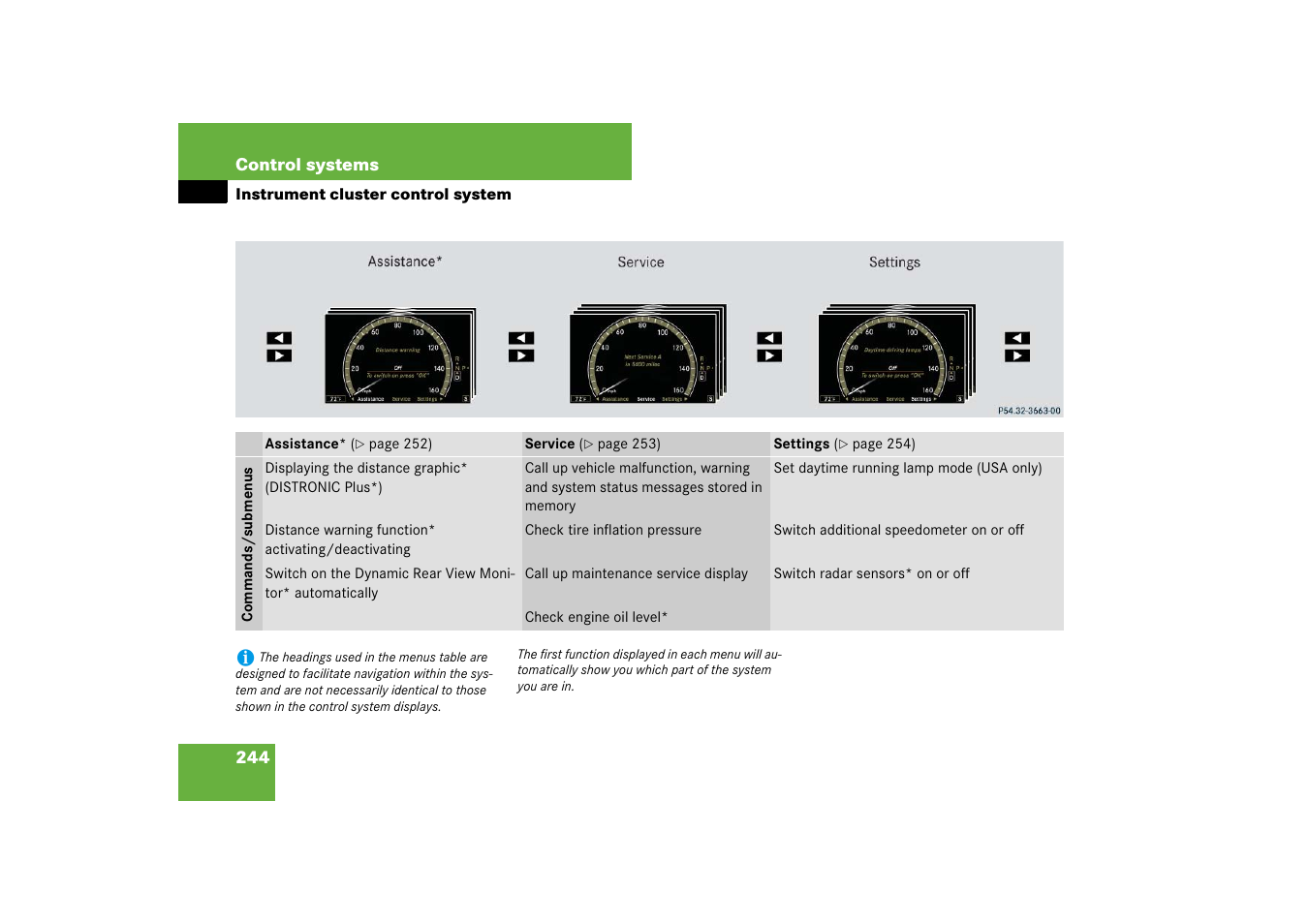 Mercedes-Benz S-Class 2007 User Manual | Page 245 / 705