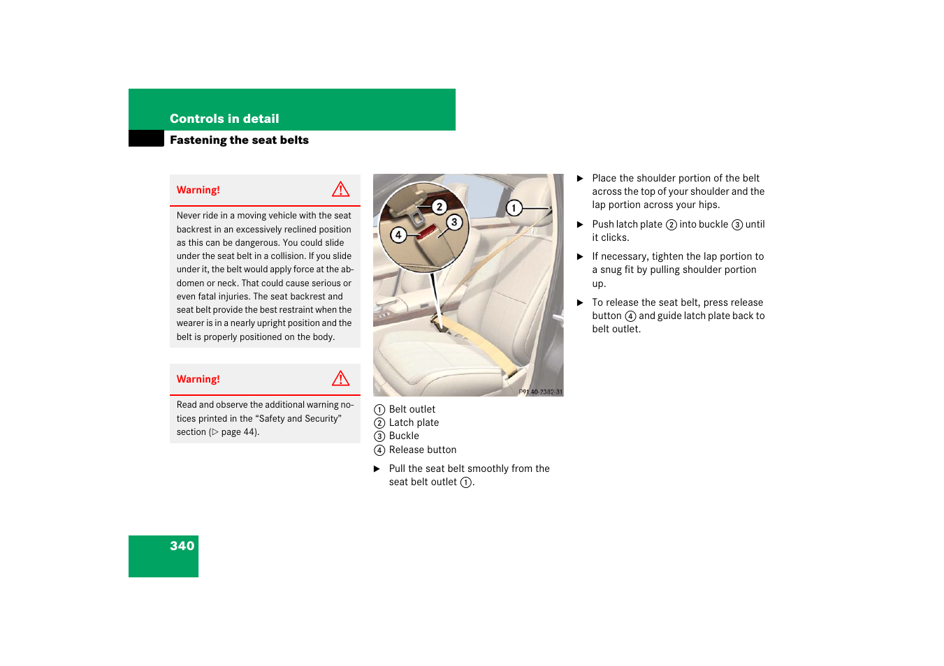 Mercedes-Benz S-Class 2007 User Manual | Page 341 / 705