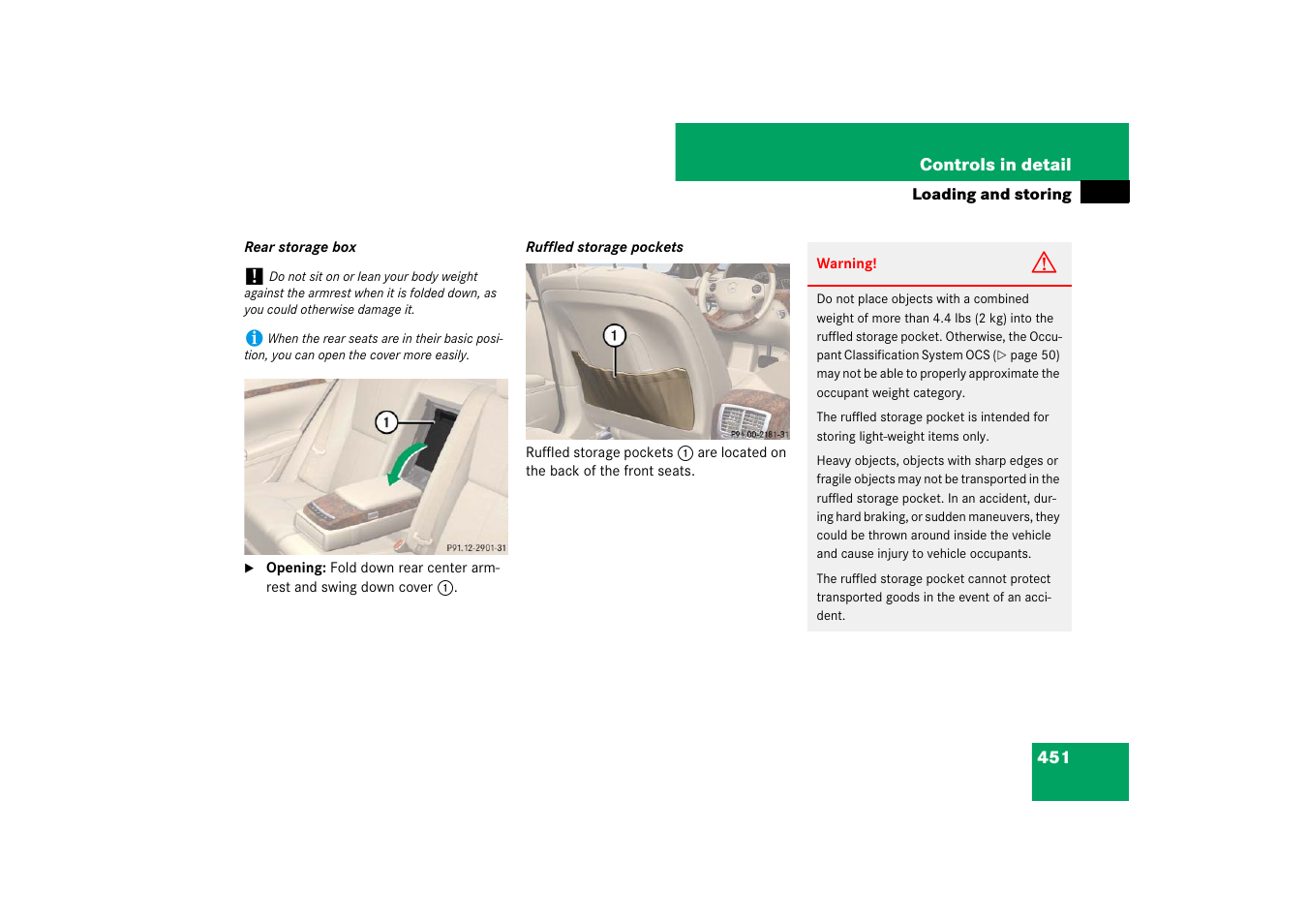 Mercedes-Benz S-Class 2007 User Manual | Page 452 / 705