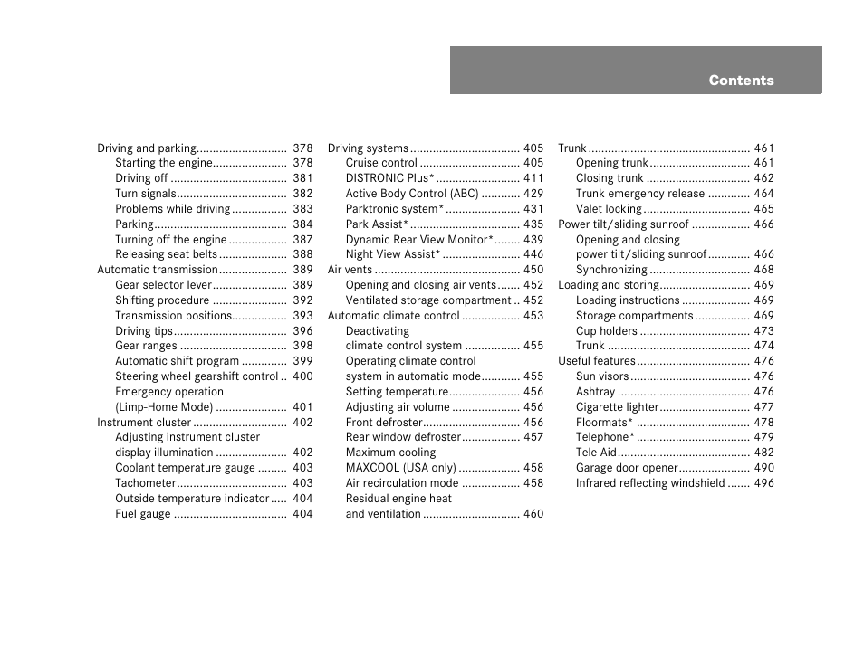 Mercedes-Benz CL-Class 2007 User Manual | Page 10 / 723