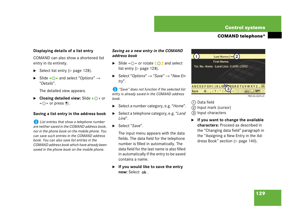 Mercedes-Benz CL-Class 2007 User Manual | Page 130 / 723