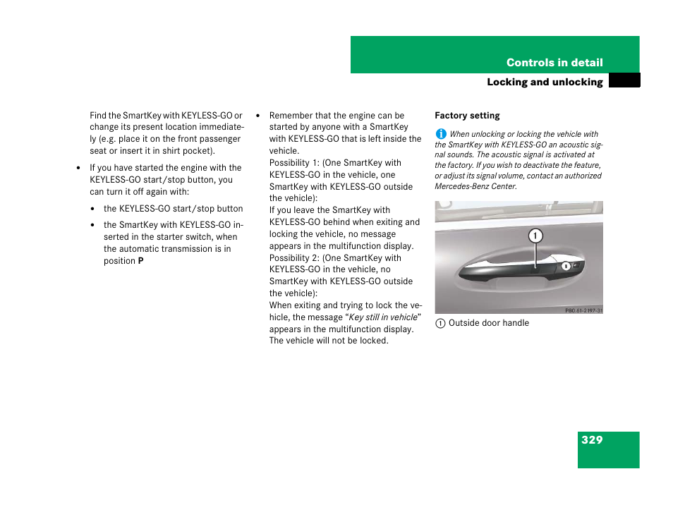 Mercedes-Benz CL-Class 2007 User Manual | Page 330 / 723